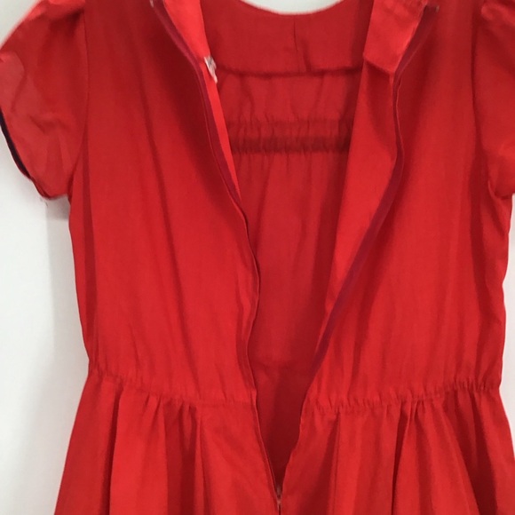 Kate Schorer Vintage Square Dancing Swing Folk Dress Red/White Size L/XL - Picture 4 of 8